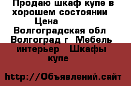 Продаю шкаф-купе в хорошем состоянии › Цена ­ 3 000 - Волгоградская обл., Волгоград г. Мебель, интерьер » Шкафы, купе   